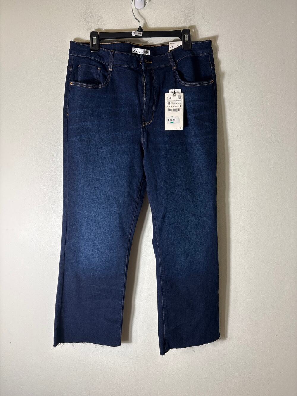 NWT Zara Mini Flare Jeans Sz 14